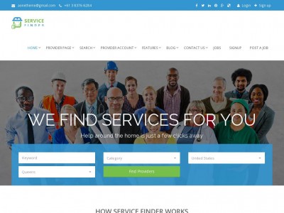 Service Finder - WordPress